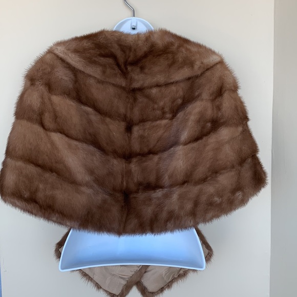 Vintage real Fur cape /shawl - Picture 3 of 4
